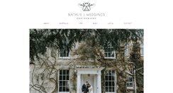 Desktop Screenshot of nataliejweddings.com